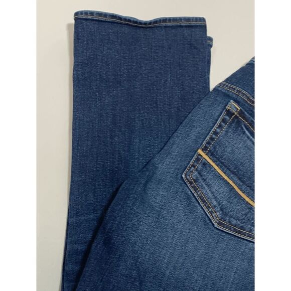 American Eagle Outfitters Womens Denim Jeans Artist Crop Blue Wash Size 4 - Picture 3 of 8